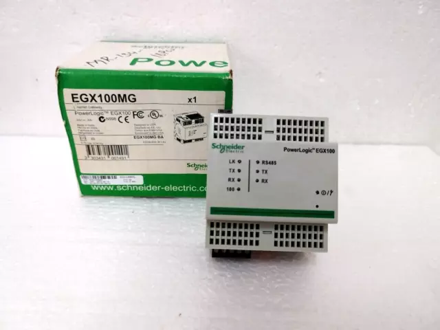 Schneider EGX100MG Ethernet Gateway PowerLogic EGX100 1 Ethernet Port - 24 V DC