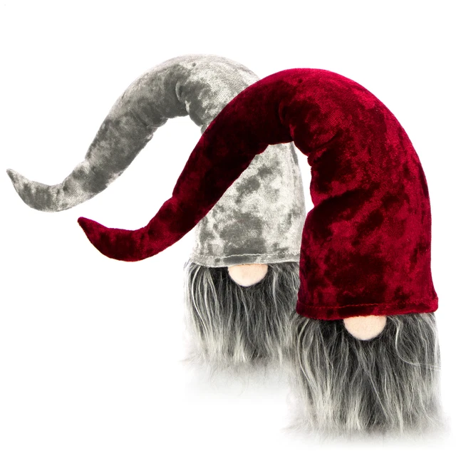 2x Premium Weihnachts-Wichtel für die Weihnachtsdeko, winterliche Figur
