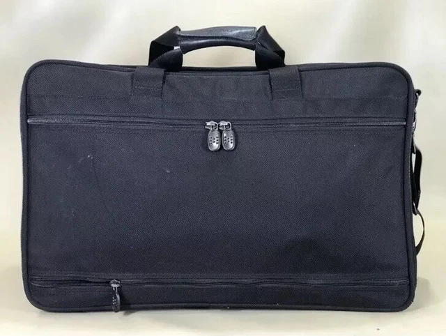 Used Dakota by Tumi Black 22” Exp Carry On Garment Bag Overnighter Briefcase 3
