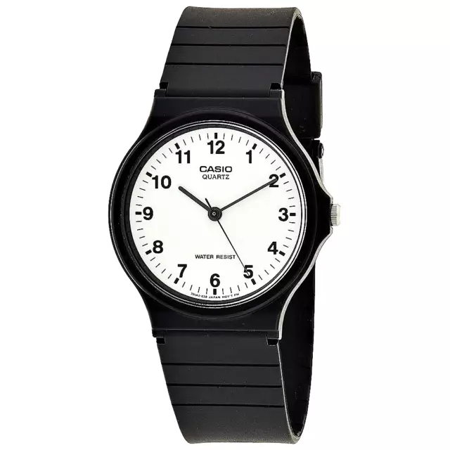 Orologio da Uomo Donna Unisex Vintage Classico Nero Sport Bianco Casio MQ24-7BLL