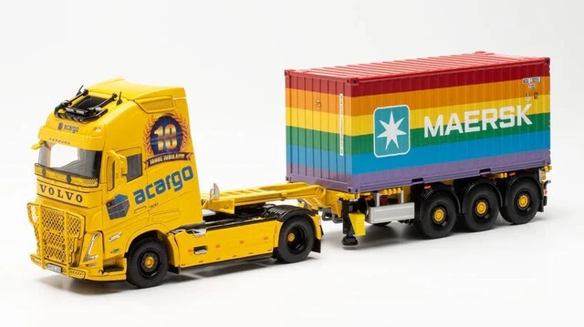 IVECO S-Way LNG 4x2 Avec Remorque Porte Container 3 Essieux Hh Bode