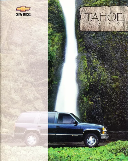 1999 Chevrolet Chevy Tahoe 40-page Original Car Sales Brochure Catalog