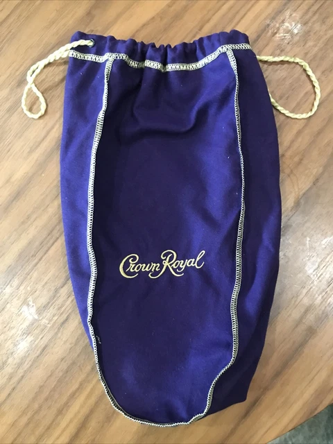 Crown Royal Bags Purple Bags w/ Gold Drawstring - 12”