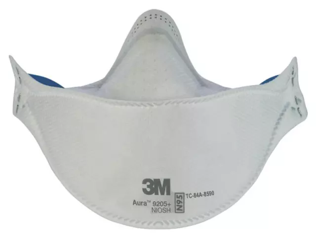 3M Aura 9205 Plus Genuine 3M  N95  Respirator Disposable Protective Mask NIOSH