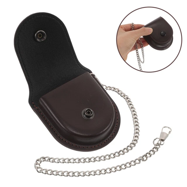 Étui De Voyage TUDOR En Cuir Noir Pour Montre - Pochette De Rangement