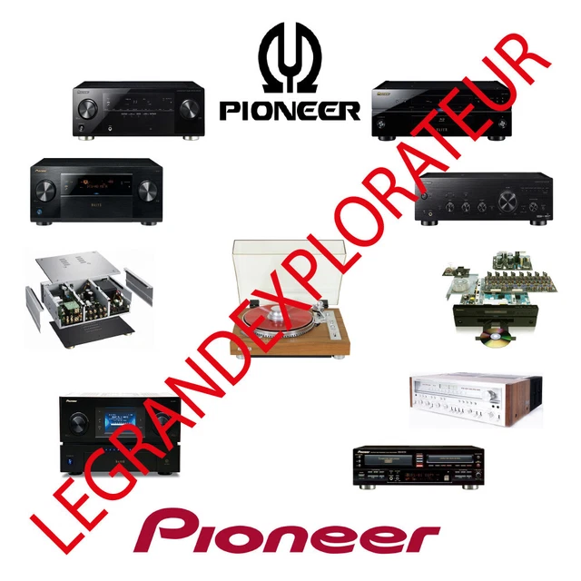ULTIMATE PIONEER AUDIO Repair Service Manuals (1370 PDFs manual