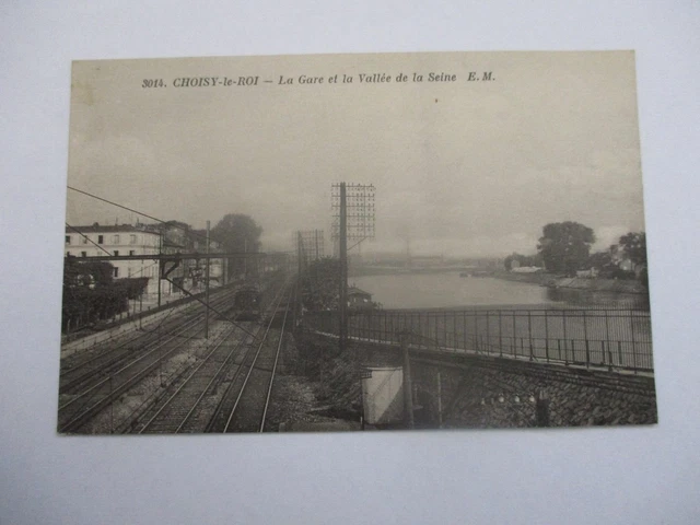 Cpa Val De Marne 94 Choose Le Roi La Gare Et La Vallee De La Seine