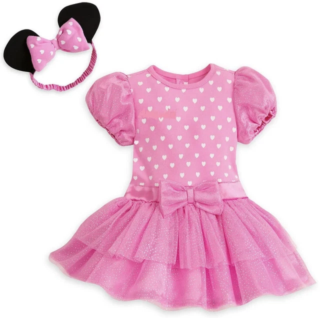 Disney Little Girl's Dot Print Minnie Purse Dress Pink Size 6