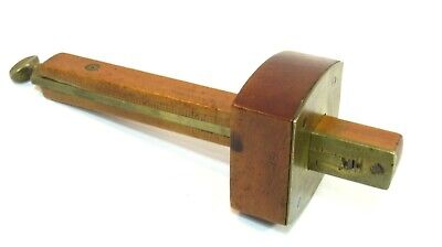Great H Chapin Union Factory Boswood & Brass Marking Mortise Gauge Gage T6585