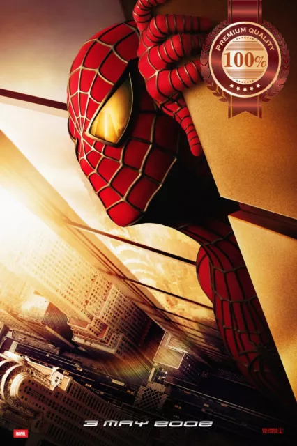 Spider-Man Original Twin Towers 2002 Movie Film Cinema Print Premium Poster