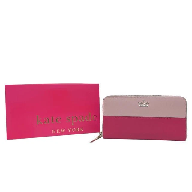 Kate Spade Cameron Street Lexi Leather Pwru5073 Long Wallet Zip Around By _18571