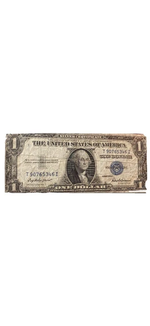 Blue note one dollar bill  1935 series F