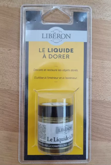 Goldlack von Liberon - 30 ml Compiegne (Bleichgold) unechte Vergoldung Bronze