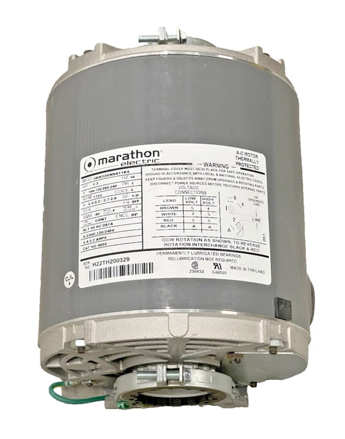 thumbnail image 2 of Leeson 5KH32GNB811X Carbonator Pump Motor – 1/3 HP, 1725 RPM, Cradle Base 2 of 4