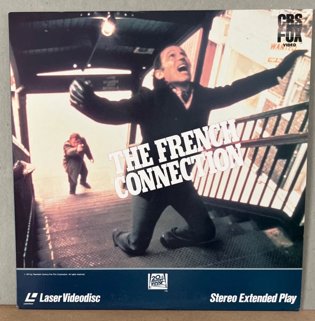 THE FRENCH CONNECTION, Gene Hackman, Roy Scheider, Laser Disc, NM