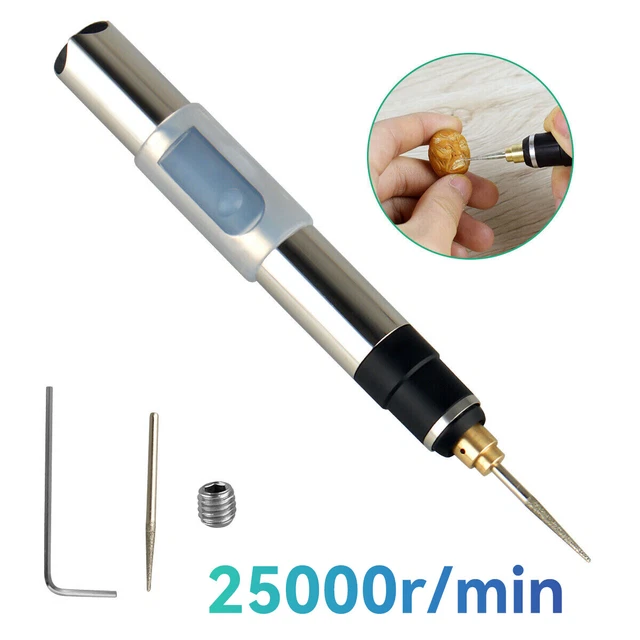 CORDLESS RECHARGEABLE ELECTRIC Mini Drill Grinder Engraving Pen Rotary