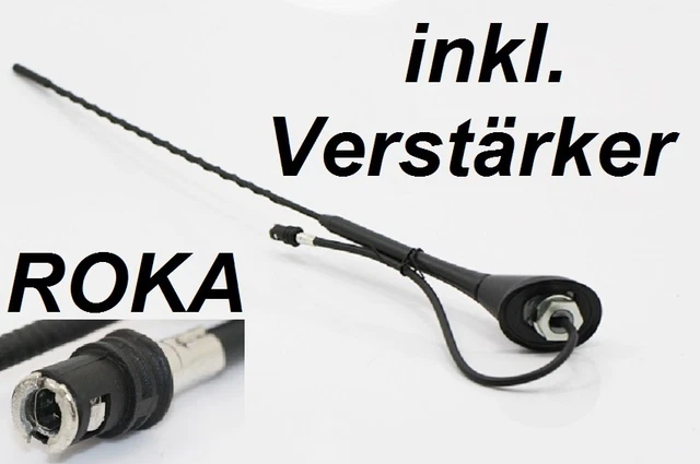 Tomzz Audio Antenne De Toit Snap ROKA 16V Amplifiée – Compatible Audi, Seat, Skoda, VW, BMW Mini, 72° 17,5 Cm