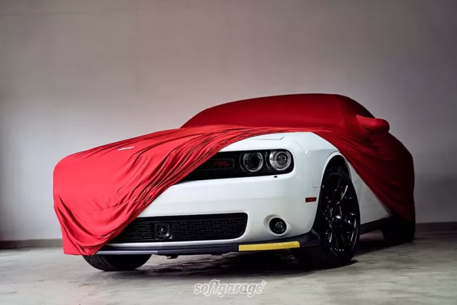 SOFTGARAGE auto cover rossa indoor edizione speciale adatta per DODGE CHALLENGER III 3