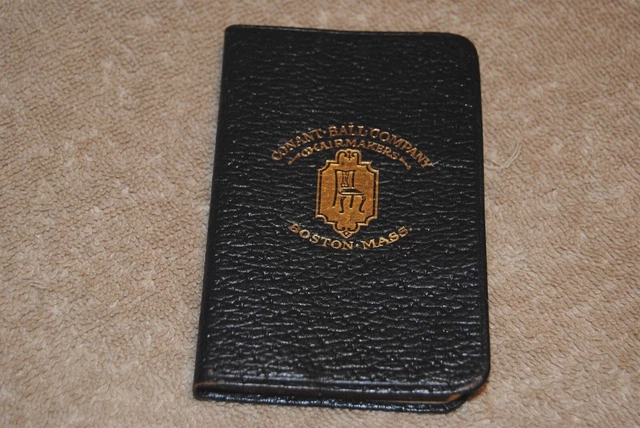 Vintage 1926 Conant Ball Co Chairmakers Boston MA Calendar Book Notepad & Info