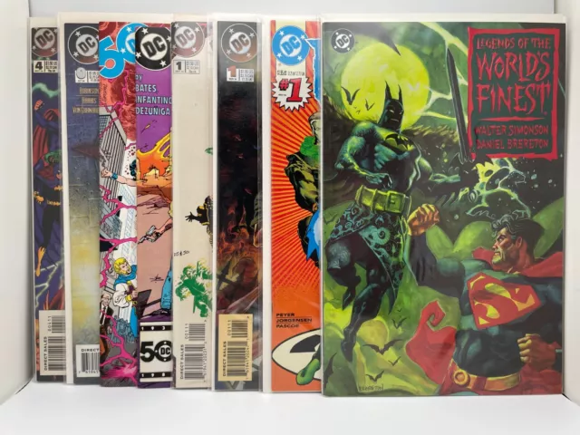 9.9 Mint Dc Comics 8 Comic Lot Batman Superman Green Lantern Starman Titans More