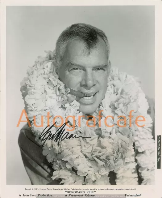 LEE MARVIN 10 x 8 Inch Autographed Photo - High Quality Copy Of Original (b)
