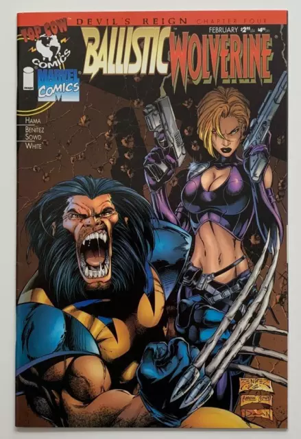 Devils Reign #4 Ballistic Wolverine (Marvel / Top Cow / image 1997) VF condition