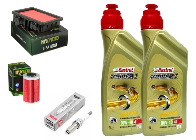 Motul 7100 10W40 Original Set Luftfilter Zündkerze Für: KTM Duke