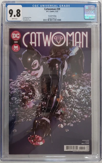 Catwoman #39 Cgc 9.8 Sozomaika 2Nd Second Printing Edition Variant Dc 2022