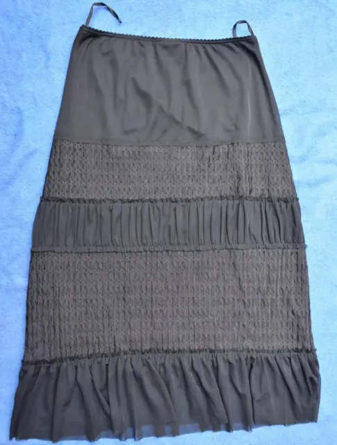 RIPE Limited LABEL Black Tiered Lace MATERNITY SKIRT New RRP$59.95 SIZE M-12