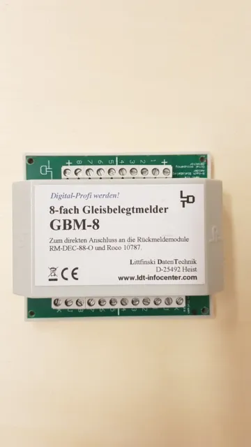 Littfinski Datentechnik GBM-8 Fertigmodul zur Gleisbesetztmeldung
