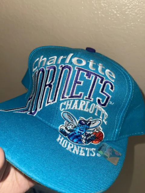 Rare Charlotte Hornets Logo Athletic Sharktooth (L) – Retro