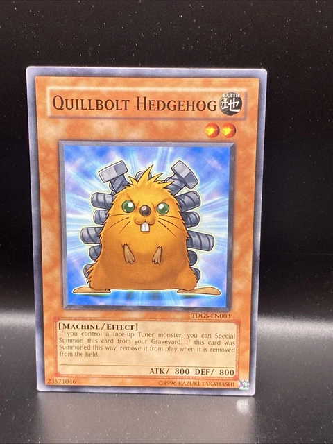 hedgehog yugioh card Yugioh Quillbolt Hedgehog LC5D-EN005 1st Edition Secret Rare Near Mint main image 0