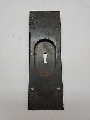 Vintage RHCo. B163 2 1/2 Pocket Door Keyhole Key Hole Plate Cover Reading Hdware
