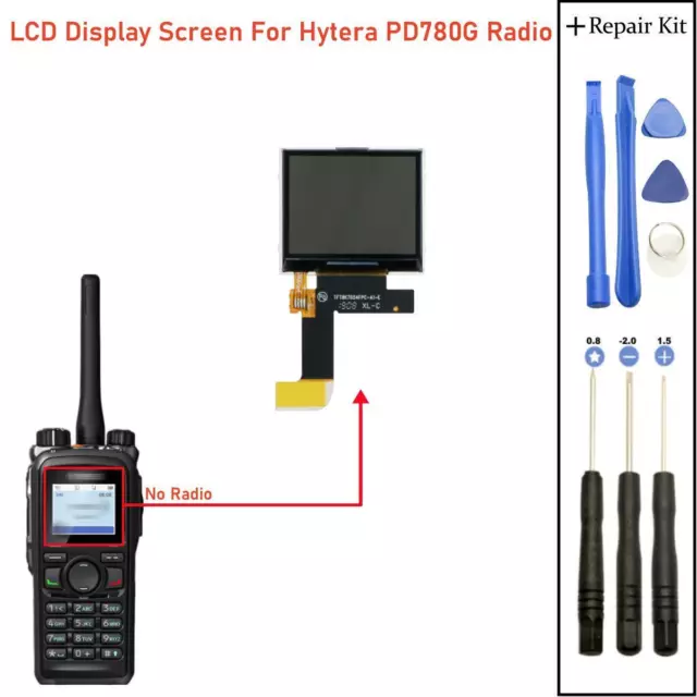 For Hytera PD780G Two Way Radio UHF Walkie Talkie 1.8 Inch LCD Display Screen BN