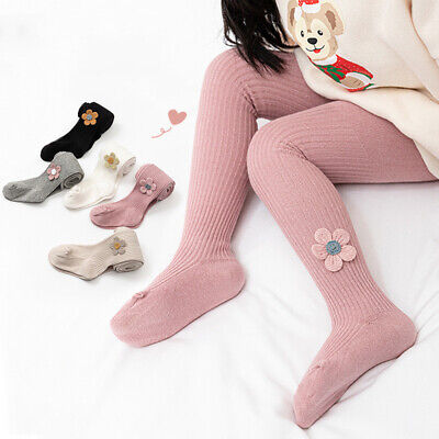 Toddler Infant Kids Baby Girls Stockings Tights Cotton Socks Warm 1-8 Years