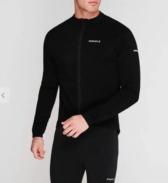 PINNACLE Thermal Long Sleeve Cycling Jersey Mens Size Medium M *REF126