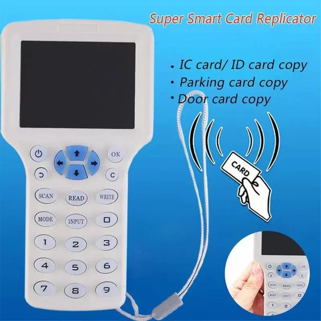 Copiatrice RFID ID IC lettore scrittore duplicatore crittografato programmatore chiave NFC Regno Unito