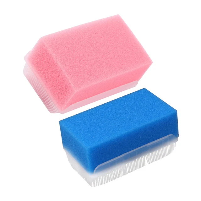 2 Pcs Bürsten Massagebürste Berühren Körperwäscher Badeschwamm Für Kinder Wiege