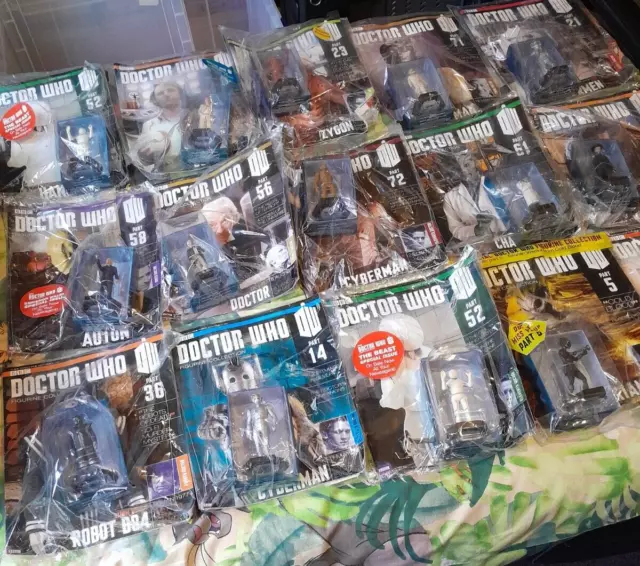 Doctor Who- Eaglemoss Figurine Collection-JOBLOT of 34 Original Unopened Packs Doctor Who- Eaglemoss Figurine Collection-JOBLOT of 34 Original Unopened Packs