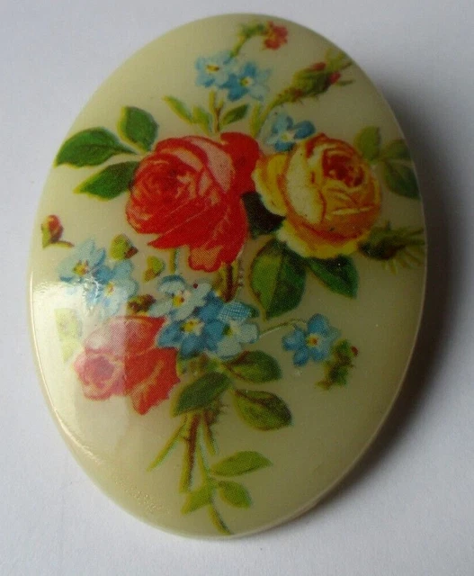 BROCHE CORNE BLONDE Teinte ancienne Art Nouveau 1900 France Papillon Insecte EUR 57,45 - FR