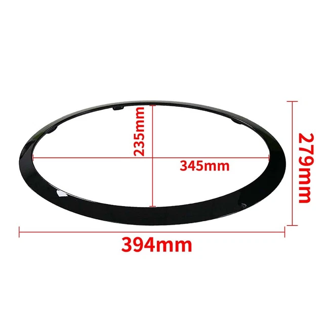 Pour F55 F56 F57 03-18 Chrome Gauche Droite Phares Cadre Sourcil