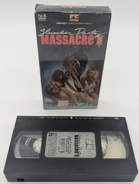 Slumber Party Massacre II (1987) Movie Poster - Horror Slasher 80s Reproduction