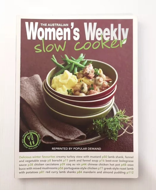 Australian Women's Weekly Slow Cooker Recipe Cook Book