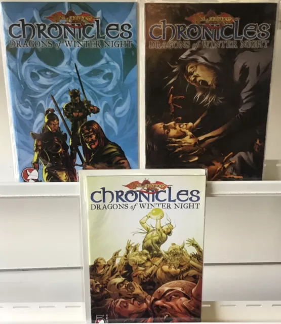 Dragonlance Chronicles: Dragons Of The Winter Night Near Complete 1 2 3 VF DDP