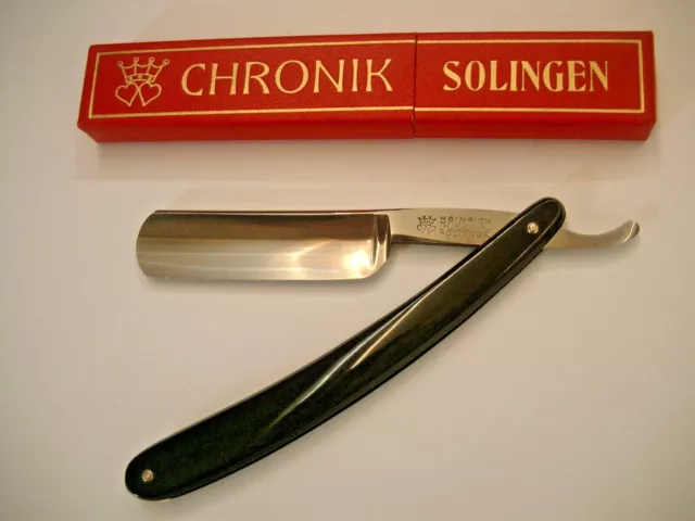 Rasiermesser SOLINGEN 6/8 Premium CHRONIK Vintage Heinr. Klein Straight Razor!