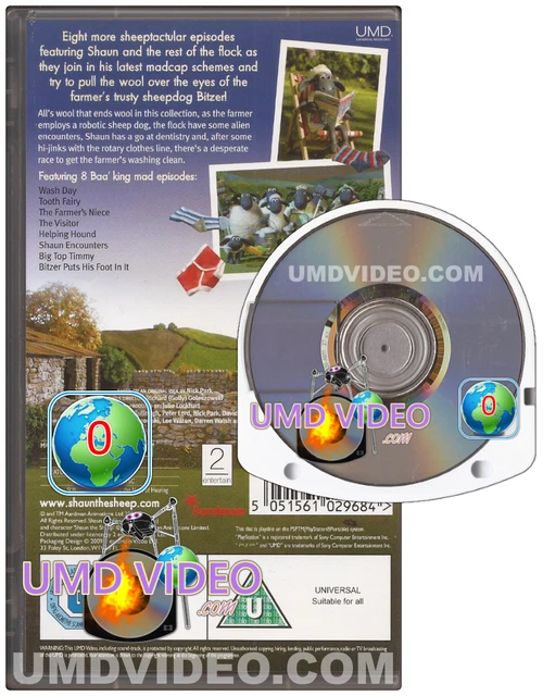 PSP UMD T.V. Series Shaun The Sheep Wash Day (BBC) £52.00 PicClick UK