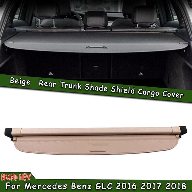 Car Rear Trunk Cargo Cover Security Shield Shade For Mercedes Benz GLC 2016-2018