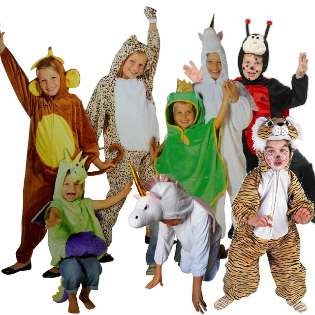 Tier-Kostüm Für Kinder – Tiger, Einhorn, Marienkäfer & Mehr! Weich, Warm & Perfekt Für Karneval