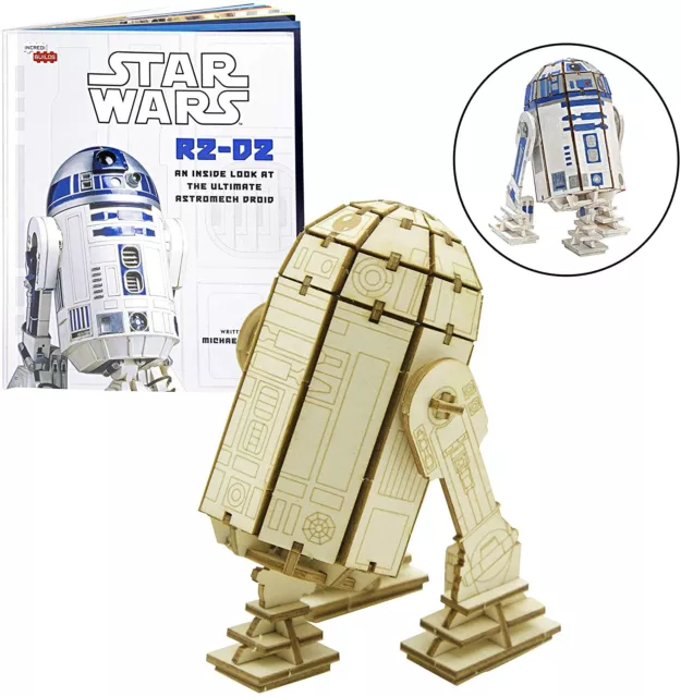 Star Wars - R2-D2 - INCREDIBUILDS - 3D Bois Modèle - Tout Neuf 80279