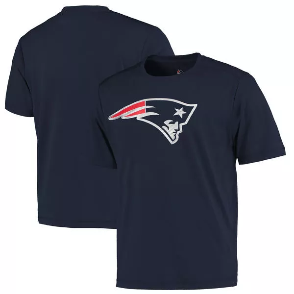 NFL Maglietta New England Patriots Calcio Cool Base Logo Tech Sintetici